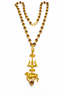 Rudraksha Mala with Trishul, Damru & Nandi Pendant