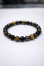 Tiger Eye & Hematite Bead Bracelet