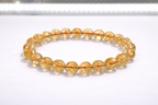 Natural Citrine Bead Bracelet