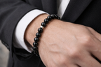 Black Tourmaline Beaded Bracelet