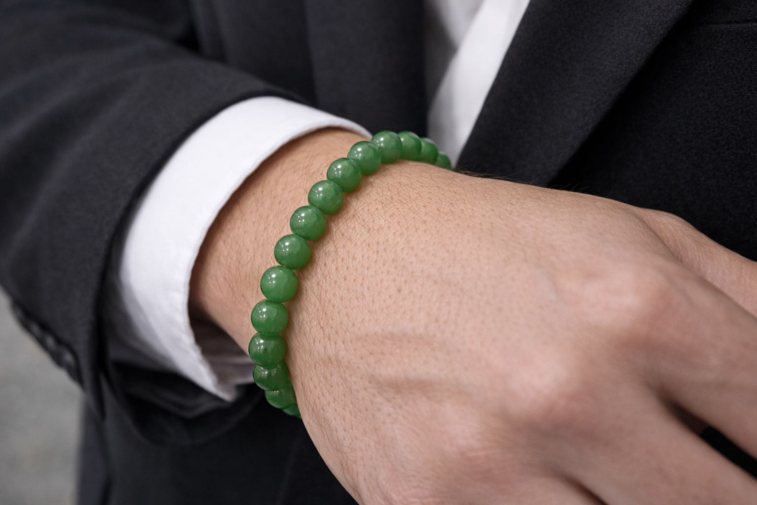Green Aventurine Beaded Bracelet Secondary image