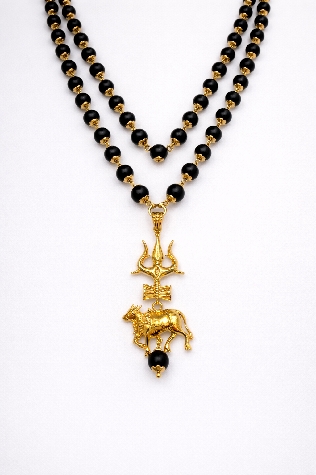 Karungali Mala with Trishul, Damru, and Nandi Main image
