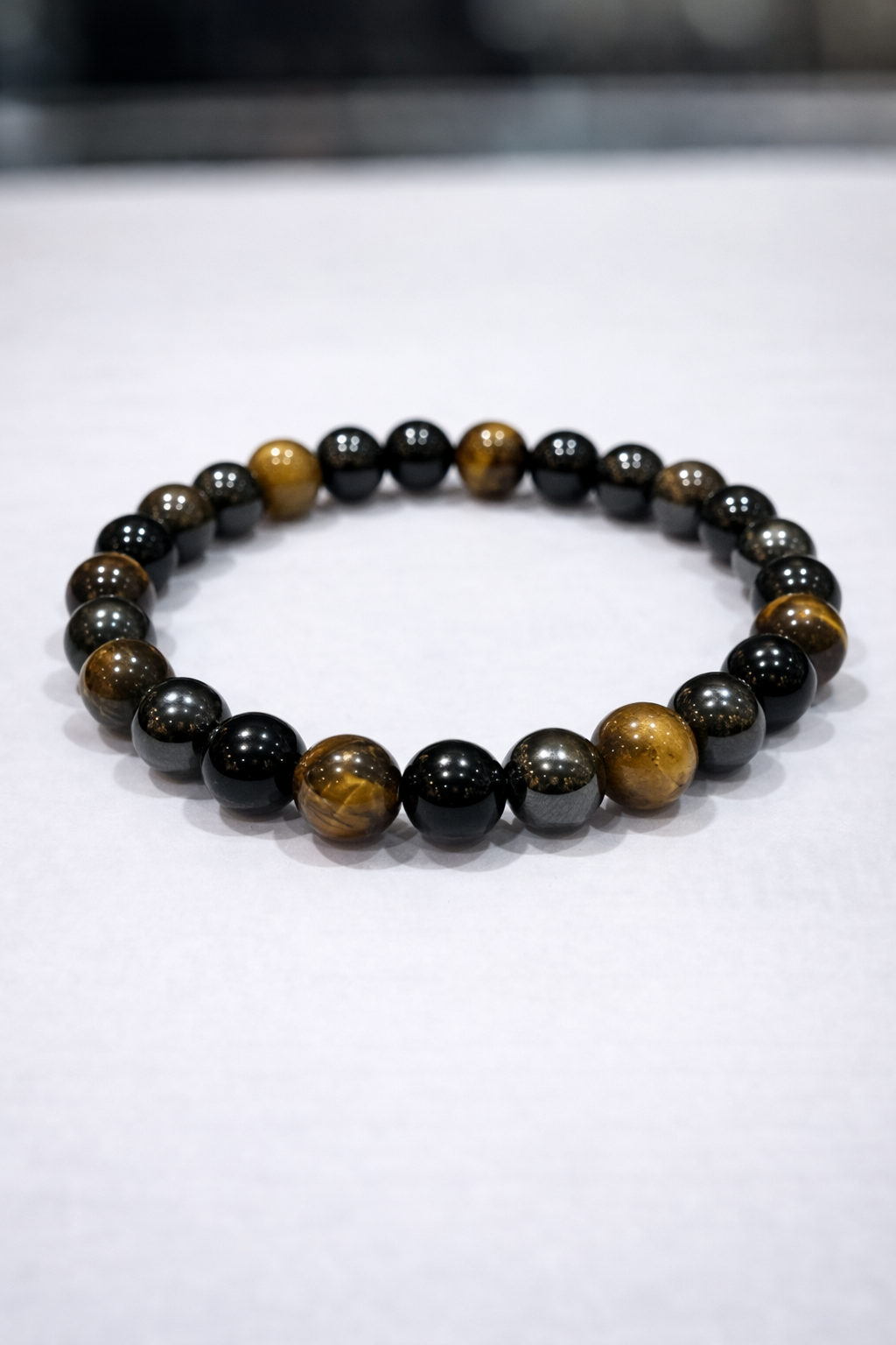 Tiger Eye & Hematite Bead Bracelet Main image