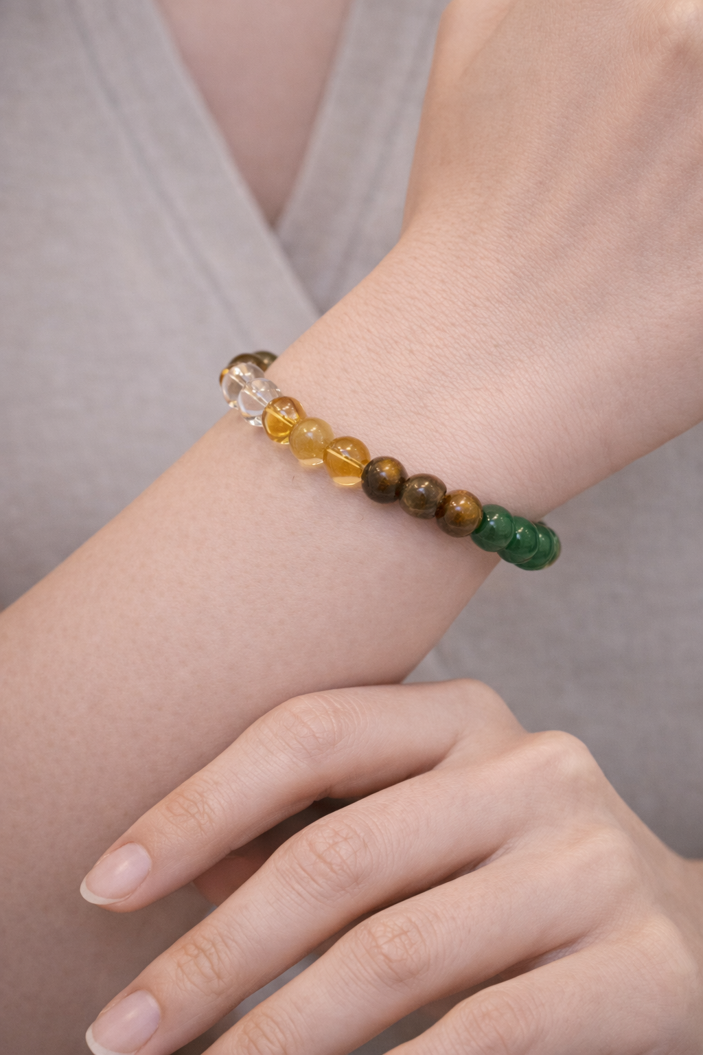 Multi-Stone Healing Bracelet Secondary image