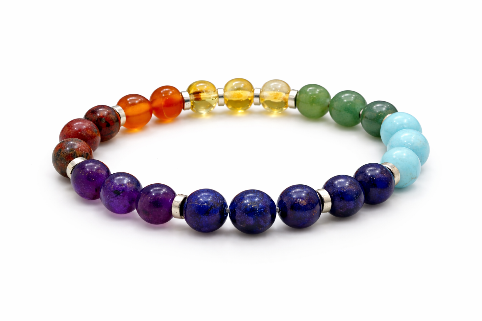 Seven Chakra Healing Beaded Bracelet Main image