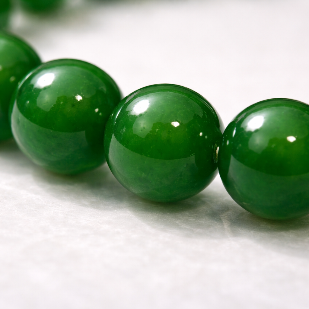 Green Jade Bead Bracelet Secondary image