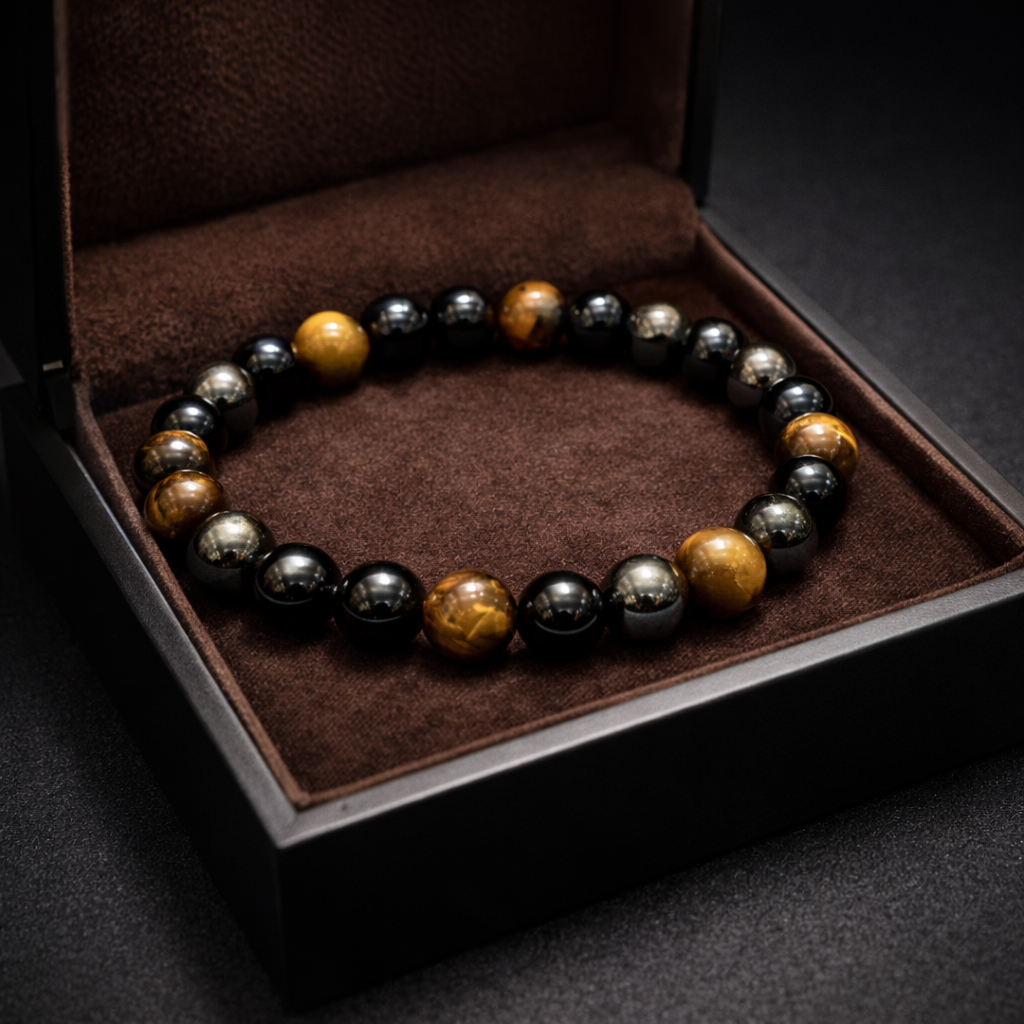 Triple Protection Bead Bracelet - .