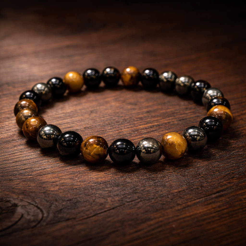 Triple Protection Bead Bracelet - .