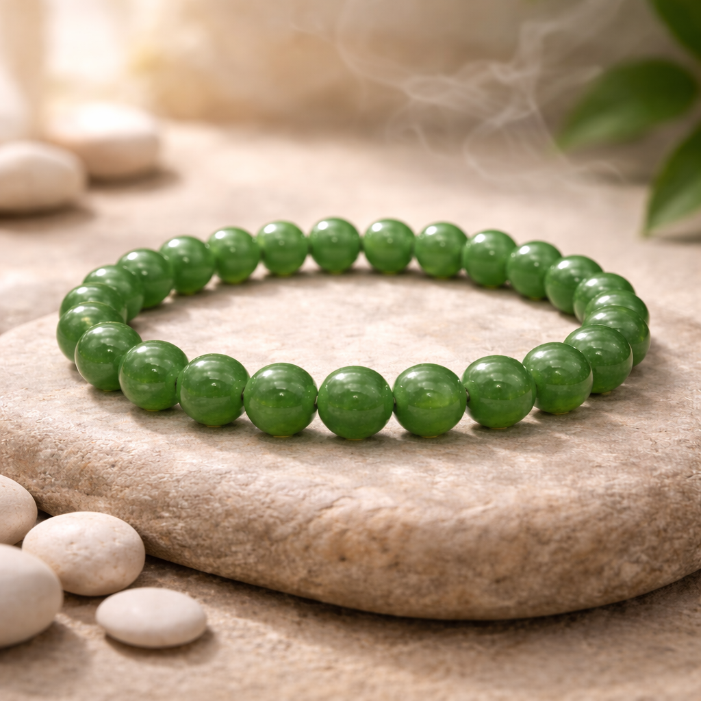 Green Aventurine Beaded Bracelet - .
