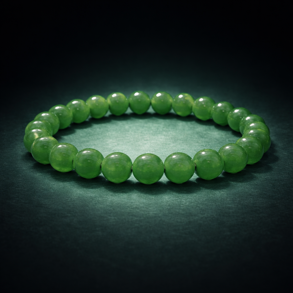 Green Aventurine Beaded Bracelet - .
