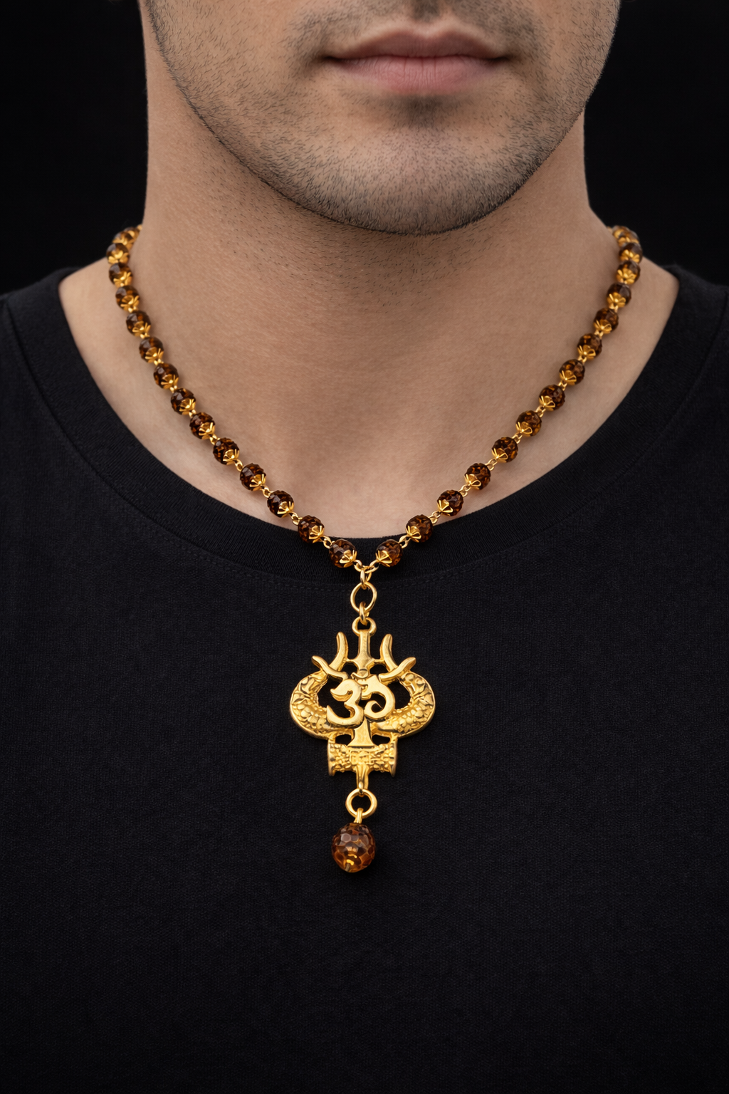 Rudraksha Mala with Trishul