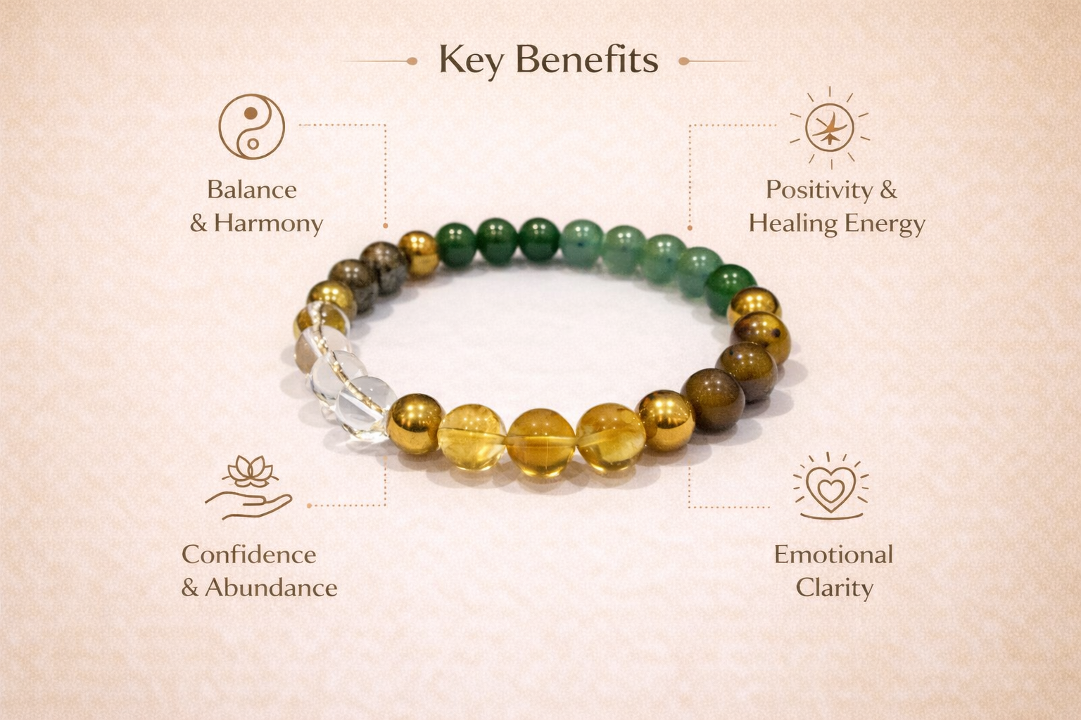 Multi-Stone Healing Bracelet