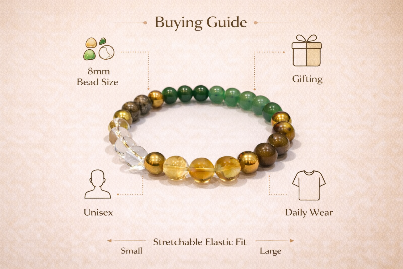 Multi-Stone Healing Bracelet