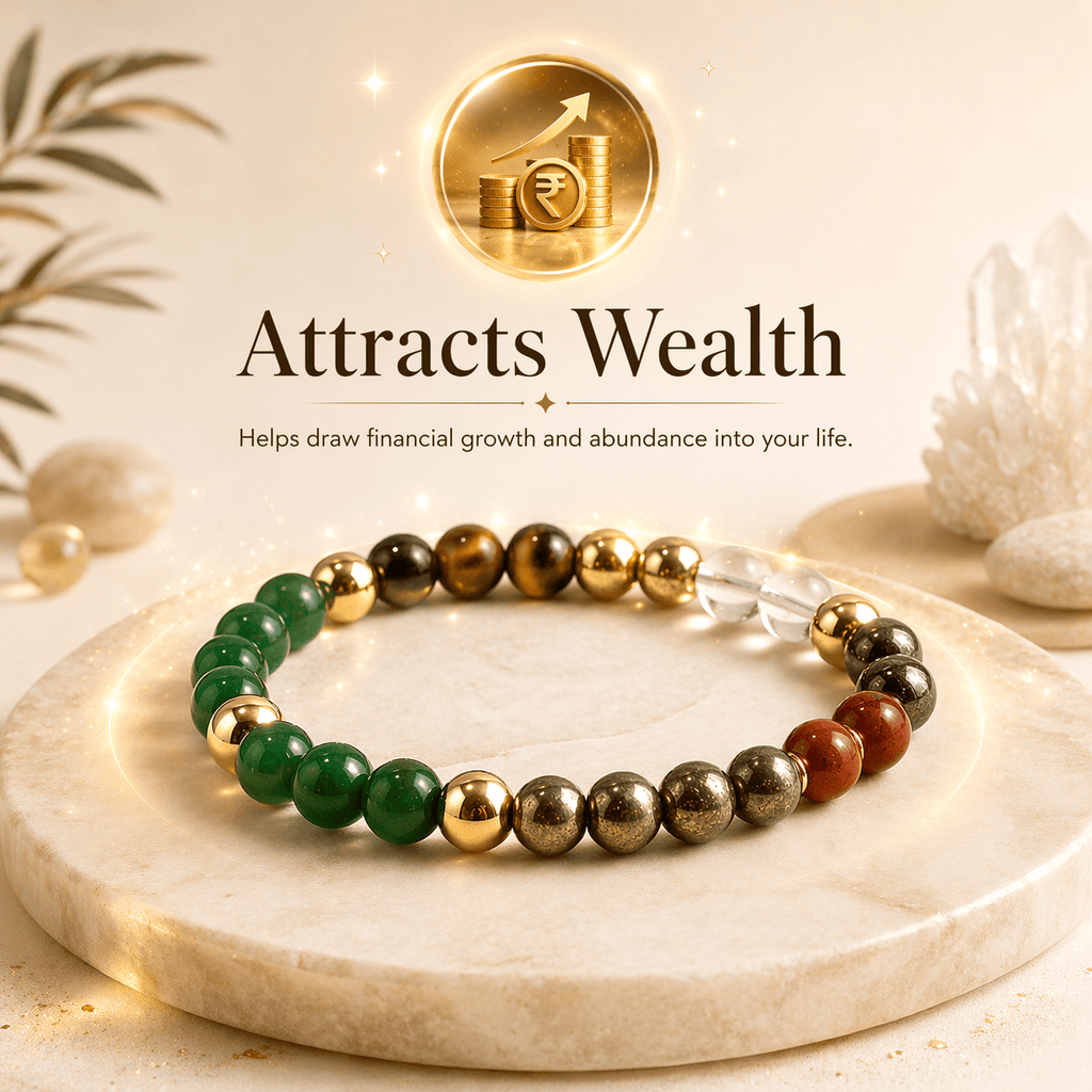 Dhan Yog Bracelet - Energised for Attracting Money, Success & Positive Energy (Lab Certified) - Karma & Peace