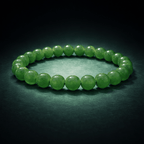 Green Aventurine Beaded Bracelet - Karma & Peace