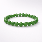 Green Aventurine Beaded Bracelet - Karma & Peace