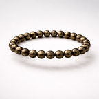 Pyrite Beaded Bracelet - Karma & Peace