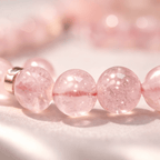 Rose Quartz Bead Bracelet with Hamsa Hand Charm - Karma & Peace
