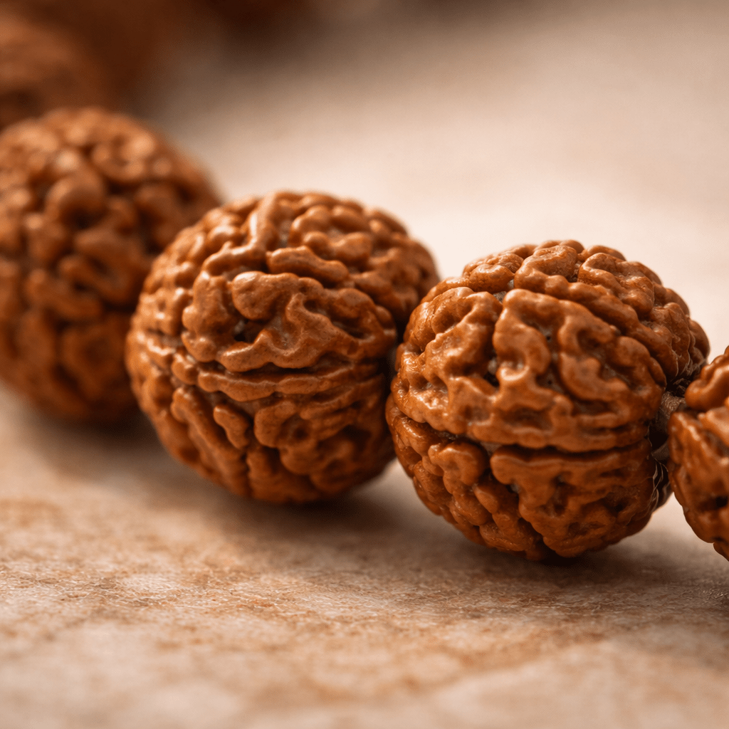 Rudraksha Bracelet with Om Charm Secondary image