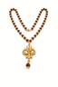 Rudraksha Mala with Trishul - Karma & Peace