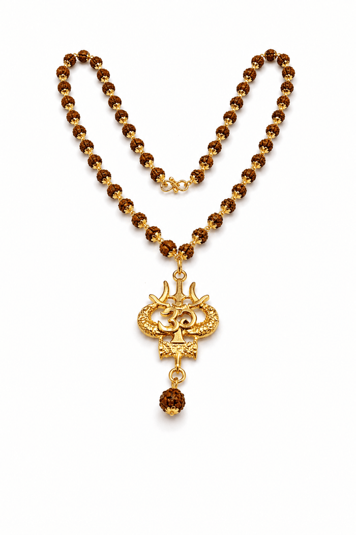 Rudraksha Mala with Trishul