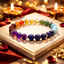 Seven Chakra Healing Beaded Bracelet - Karma & Peace