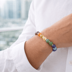 Seven Chakra Healing Beaded Bracelet - Karma & Peace