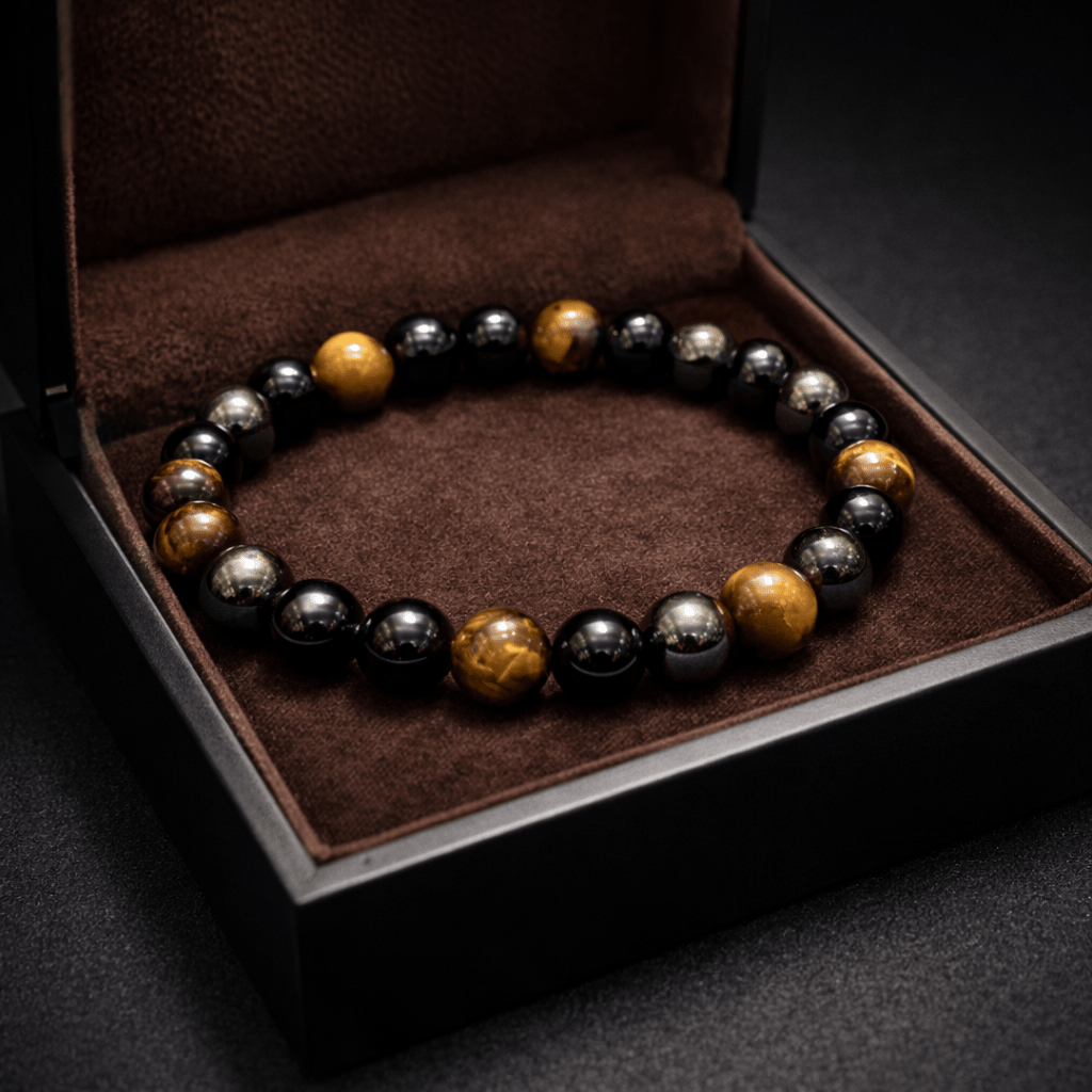 Triple Protection Bead Bracelet - Karma & Peace