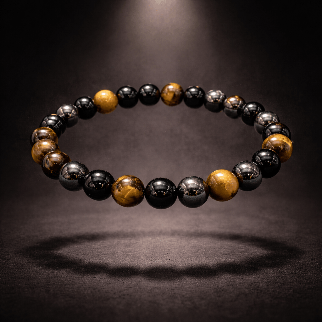 Triple Protection Bead Bracelet - Karma & Peace