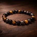 Triple Protection Bead Bracelet - Karma & Peace