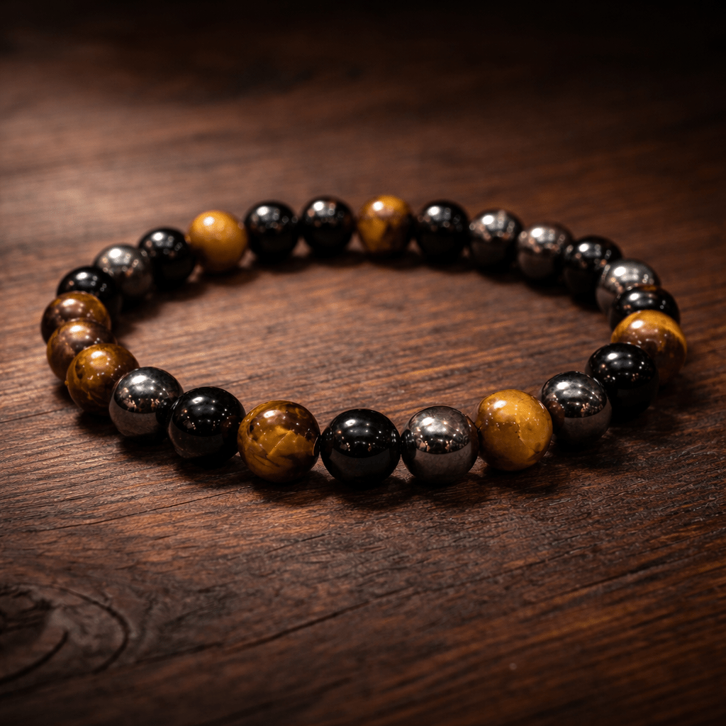Triple Protection Bead Bracelet - Karma & Peace